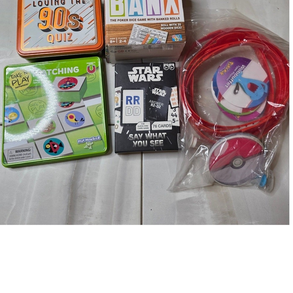 Family Game Bundle Banx Star Wars Say What You See Pokemon 90s Quiz Take L2
